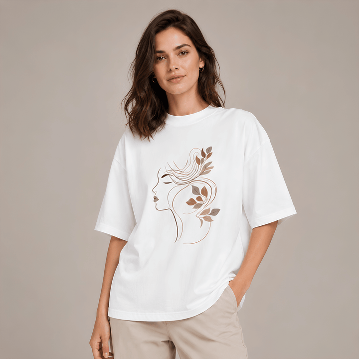 Arbeli Oversized Bio T-Shirt Damen – Streetwear